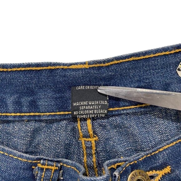 Ultimate Apparel Women Dark Wash Jeans Sz 14 NWT Flared Leg 100% Cotton Denim - Picture 7 of 14